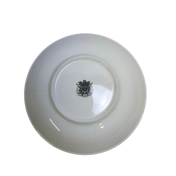 Portmeirion Vintage Botanic Garden England 10.5" Peony Low Pasta Serving Bowl - Picture 5 of 6